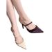 Sophisticated And Chic: Stunning Champagne-colored Stilettos For Women. New Arrival, French-inspired,_vogvips.com