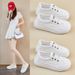 Little White Shoes Female Student Mesh Breathable Heightening Shoes Casual Shoes Board Shoes_vogvips.com