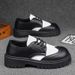 Autumn New British Style Casual Leather Thick Sole Height Increasing Simple Versatile Low-top Lace-up Men's Shoes_vogvips.com
