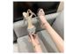 Summer Sequin Chunky Heel Crystal Sandals - Clear Sole, High Heel, Perfect For Weddings, Bridesmaids, And Evening Events_vogvips.com