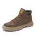 European Warm Series 2025 New British Style Work Flat Martin Autumn Youth Mid-Top Sports Casual Versatile Trendy Men's Boots_vogvips.com