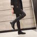 Women's Shoes Knee High Boots Chunky Heel Round Toe Slip On Riding Boots Winter Fall Spring Casual Comfortable Waterproof Faux Leather Boots_vogvips.com