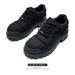 New thick soled height enhancing men's shoes denim shoes men's Korean style breathable low top shoes fashionable big toed shoes men's casual shoes_vogvips.com