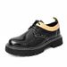 ShoeVault 2025 New Thick-Soled Height-Increasing Men's Large Patent Leather Glossy Casual Chunky Heel Loafers Hairstylist Trendy_vogvips.com