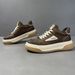 Men's Leather Board Men's Thick Soled Casual Shoes, Trendy Versatile, Mid Top And Cotton Shoes_vogvips.com