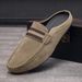 Men's Lightweight Loafers, Slip-on Casual Moccasins, Men's Summer Breathable Half-slippers_vogvips.com