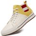 Invisible Mid-top Heightening Shoes Men's Breathable British Style Soft Sole Inner Heightening Men's Shoes Sports And Leisure Board Shoes_vogvips.com