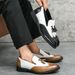 2025 Autumn New British Casual Men's Fashion Single Business Block Carved Tassel Small Leather Shoes_vogvips.com
