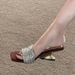 Sparkling Diamond Wedge Heels Open Toe Summer Women's Slip-On Comfortable Fashion High Heel Sandals For Women_vogvips.com