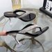 2024 Autumn Round Toe Thong Sandals Heels Transparent Heel Rhinestone Outdoor High Appearance Fashion Large Size Women's_vogvips.com