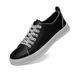 Men's Shoes Silver-white Reflective Strip Shoes Board Shoes Leather Shoes Men's Casual Shoes_vogvips.com