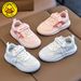 New Children's Sports Non-Slip Casual Versatile Flat Trendy Little Boys Leather Panel All-Season Girls' Shoes_vogvips.com