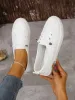 Spring Summer Fashion New Mesh Breathable Round Toe Shallow Mouth Casual And Comfortable Flat Walking Shoes Sneakers_vogvips.com
