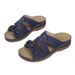 2025 Women's Cross-Border New Wedge Heel Peep-Toe Thick-Soled Foreign Trade Plus Size Shoes Multi-Color_vogvips.com