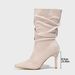 Women's Pointed Toe Stretch Suede Ankle Boots With Side Zipper - Ultra High Heel (8cm+) Fashion Boots For Fall/Winter/Spring_vogvips.com