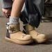 Woody Collaboration Denim Niche Snow For Men And Women 2024 New Winter Thick Sole Fleece Mid-Calf Cotton Shoes Boots_vogvips.com