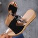 New Plus Size Summer Women's Slope Heel Thick Soled With Height Increasing Casual Slippers For Women_vogvips.com
