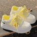 Unique, Stylish, Thick-soled Heart-patterned White Women, 2026 Spring/summer Mesh Casual Shoes, Versatile For Students_vogvips.com