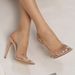 Popular European And American Women's Transparent Pointed-toe Shallow High-heeled Shoes Large Sizes, Always In Stock_vogvips.com