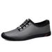 Men's fashion soft leather soft sole casual leather shoes convenient set foot non-slip driving leather shoes_vogvips.com
