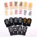 0 3 years old baby socks cross border medium tube parent child socks cotton socks sole letter dotted creative floor socks_vogvips.com