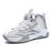 Summer Flyknit Mesh Breathable Rotating Basketball Children's Sports Shoes_vogvips.com