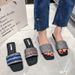 Korean-Style Rhinestone Flat 2025 Spring New Fairy-Style Open-Toed Beach Sandals For Women_vogvips.com