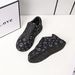 Women's Crystal Rhinestone Platform Sneakers - Breathable Round-Toe Casual Shoes With Floral Design For Spring/Summer/Fall_vogvips.com