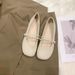Mary Jane Shoes With Skirt Soft-soled Shoes Fairy Night Breeze Gentle Shoes Flat Single Shoes_vogvips.com