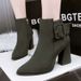 Britih Style Boot For Women, Suede Surface, Veratile Chunky Heel Short Single 2025 New Martin Boot, Winter High_vogvips.com