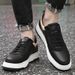 Men's Shoes Casual Shoes Men's British Style Soft Sole Breathable White Shoes Sports Shoes Board Shoes_vogvips.com