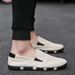Slip-on Leisure Man Shoe Fashion 2024 Walking Casual Shoes For Men Cheap Clearance Korean Style Vulcanize Work Offer Sneakers_vogvips.com