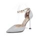 Small Size313233Baotou Sandals For Women, Unique Design, Elegant Style, Thin Heel, One-Strap High Heels, Large Sizes_vogvips.com