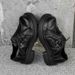 ShoeVault Inner Height Increase Wrinkled Trendy Thick Sole Raised Leather Men And Women Casual British Style Derby Black Commuting_vogvips.com
