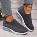 New Women Tennis Walking Air Cushion Non Slip Orthopedic Shoes Ladies Platform Mules Breathable Wedge Female Sneakers_vogvips.com