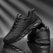 Men's Black Casual Sports Shoes Leather Casual Men's Shoes Lightweight Soft Bottom Casual Running Shoes Students Vacation Walking Shoes_vogvips.com