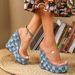 High Wedge Platform Flip Flops With Waterproof Sole Comfortable Strappy Summer Sandals Simple Hate Sky High Wedge Waterproof Trolley Model Slippers_vogvips.com