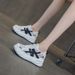 Thick-soled Heightening Little White Shoes Women's Casual Versatile Hollowed-out Lightweight Breathable Women's Shoes_vogvips.com