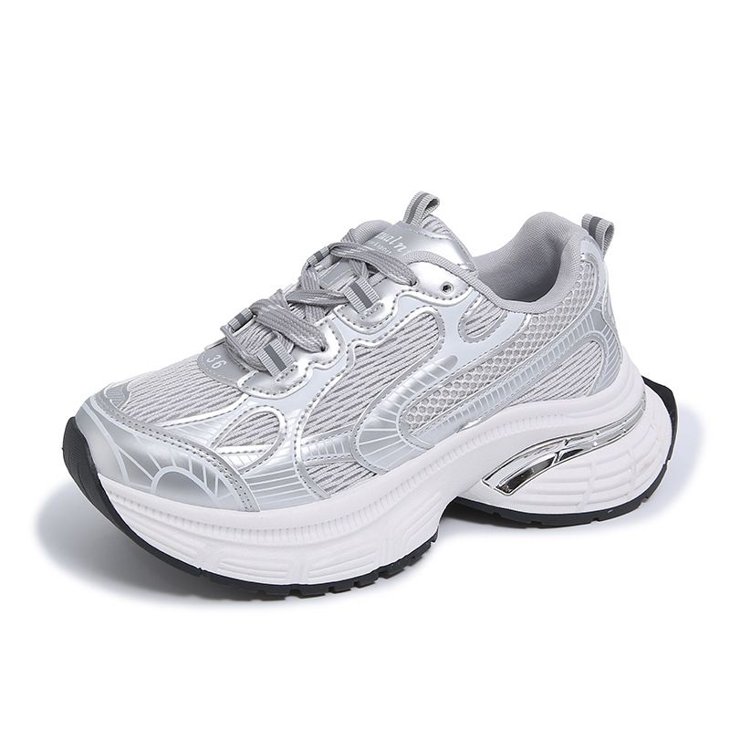 Dad Shoes Female Student Sports Running Shoes Casual Shoes Platform Height Increase_vogvips.com