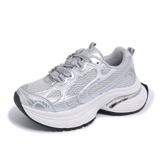 Dad Shoes Female Student Sports Running Shoes Casual Shoes Platform Height Increase_vogvips.com