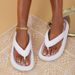 EVA Thong Platform Flip Flops For Women Summer 2023 Clip Toe Soft Sole Cloud Slippers Woman Thick Bottom Non Slip Beach_vogvips.com
