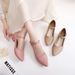 Fashionable New Women's With Shallow Mouth, Low To Medium Heel, Non-slip, Korean Style, Breathable Plastic, Suitable For_vogvips.com