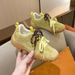 Summer New Mesh Casual For Women 2024 Breathable Sneakers Thick Sole Height Increasing Postal German Training Shoes_vogvips.com