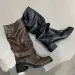 Woman Boots Knee High Platform Chunky Heels Trend Punk Gothic New Rock Leather Fashion Women's Shoes Motorcycle Footwear Q221_vogvips.com
