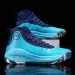 Men's High Top Basketball Shoes Breathable Wavy Print Sneakers Non Slip Cushioned Sports Trainers_vogvips.com