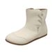 Flat Slip-On Short For Women 2024 Autumn Winter New Artistic Forest Style Martin Soft Sole Personality Fashion Boots_vogvips.com