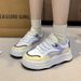 Height Breathable White For Women, Spring New Versatile Thick Sole Height Increasing Casual Shoes, Korean_vogvips.com