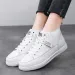 Leather Women Sneakers Autumn High Top Slip On Vulcanized Shoes Fashion Ladies Sports Casual White Platform Shoe Cowhide_vogvips.com