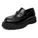 Glide Thick-Soled Height-Increasing British Style Big-Toe Business Loafers Spring And Autumn New Trendy Men's Casual Leather_vogvips.com