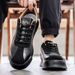 Retro Fashion Brown Men's Low Sneakers Big Size 45 Breathable Flat Shoes Trainers Men Lace-up Casual Sneakers Zapatillas Hombre_vogvips.com
